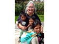 My precious Mayan friends who came to visit Doctor Kathie Nelson @ WAY -bi Guatemala. The child in front of the photo has a baby wrapped around her neck. Can you only imagine your children being so attentive with their siblings?