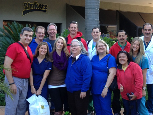 Mission of LOVE / WAY-bi medical team departing from the Barcelo Hotel for Metropolitan Hospital for a day of cleft palate / lip surgeries.