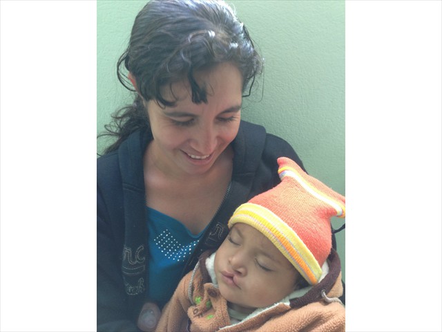 So happy that her child will have the needed surgery in order to thrive and live!