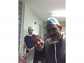 Doctor Richard Scheetz and Doctor Frinee and Shannon discussing the upcoming 28 cleft / lip palate surgeries @ Metropolitan Hospital, Guatemala.