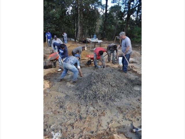 Mixing our own cement