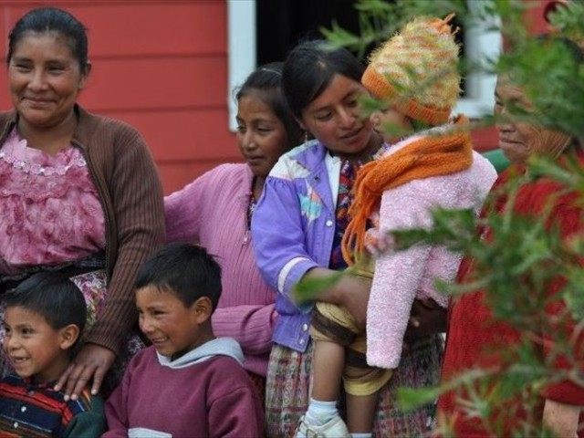 Mayan families enjoying our Mission of LOVE fiesta