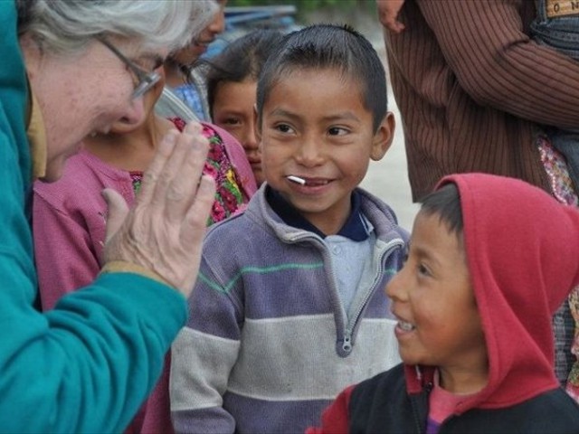 Making a promise to serve the Mayan children in need, forever and ever!