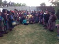 Flor, Brenda, Paula, Luana and Kathy being welcomed into the Mayan's Women's Circle @ WAY-bi Tecpan, Guatemala. We promised that we would return with medical care and treatment.