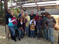 Mission of LOVE / WAY-bi Volunteers in front of the first building for the House of Dreams, ( children's hospice ) WAY-bi Tecpan, Guatemala