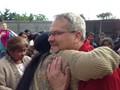 Dr. Todd Bolitan embracing Paula, after making home medical visits in the communities of WAY-bi, Guatemala.