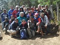 Mission of LOVE / WAy-bi volunteers after a week of volunteering to start the construction of the Children's Hospice in Tecpan, Guatemala
