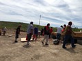 Back to work after offloading our Mission of trailer.