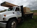 First load of lumber arriving from Homestead Building Supply, Gordan, Nebraska