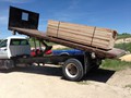 Third load of lumber ( 2 by 10's ) delivered by Jerry, at Homestead Building Supply, Gordon, Nebraska.<br/>