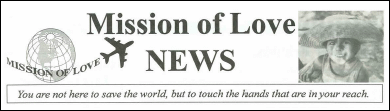 1999 Summer Mission of Love Newsletter