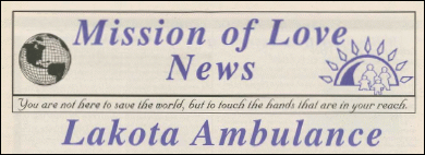 Mission of Love 2000 Newsletter