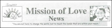 2003 Mission of Love Spring Newsletter