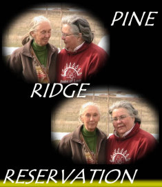 Jane Goodall and Kathy Price