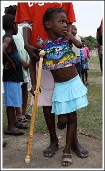 Little Girl with a Crutch