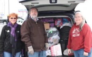 Van loaded with comfort quilts for Tennessee Fire Victims Van loaded with comfort quilts for Tennessee Fire Victims